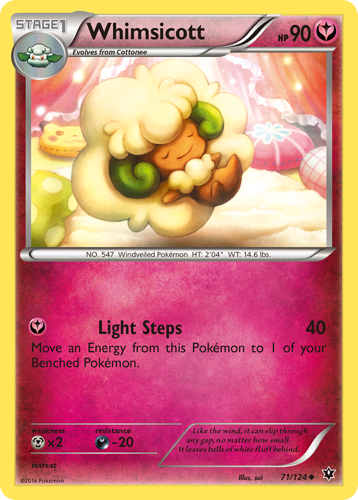 Whimsicott (71/124) [XY: Fates Collide] | Game Haven TX