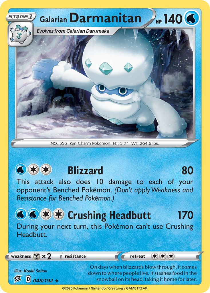 Galarian Darmanitan (048/192) [Sword & Shield: Rebel Clash] | Game Haven TX