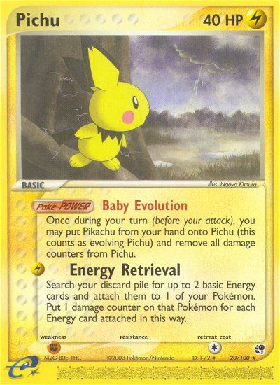 Pichu (20/100) [EX: Sandstorm] | Game Haven TX