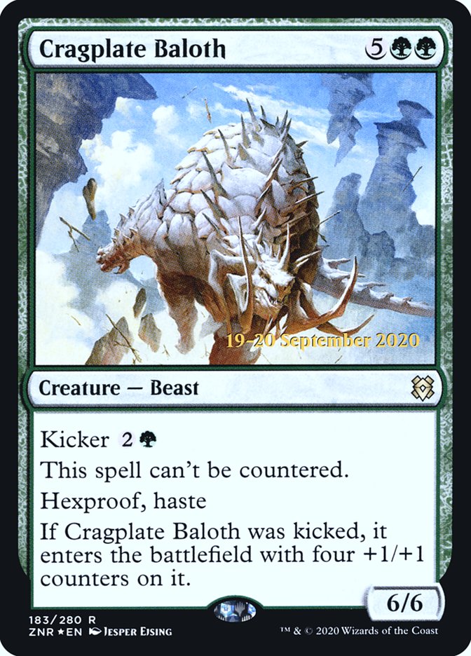 Cragplate Baloth [Zendikar Rising Promos] | Game Haven TX