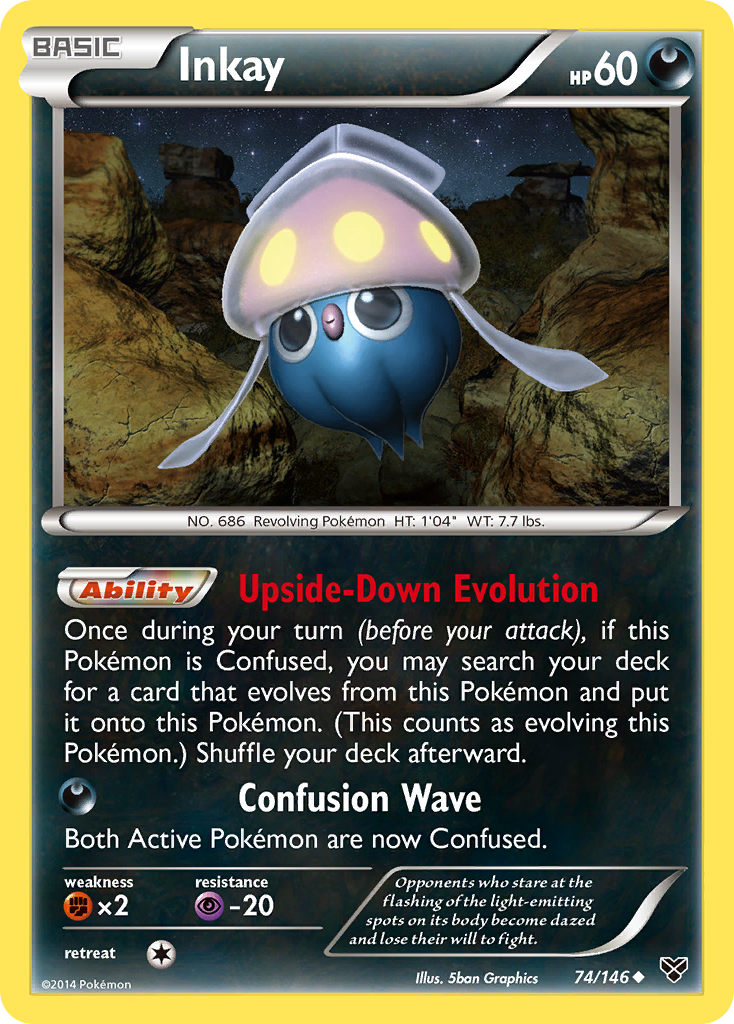 Inkay (74/146) [XY: Base Set] | Game Haven TX