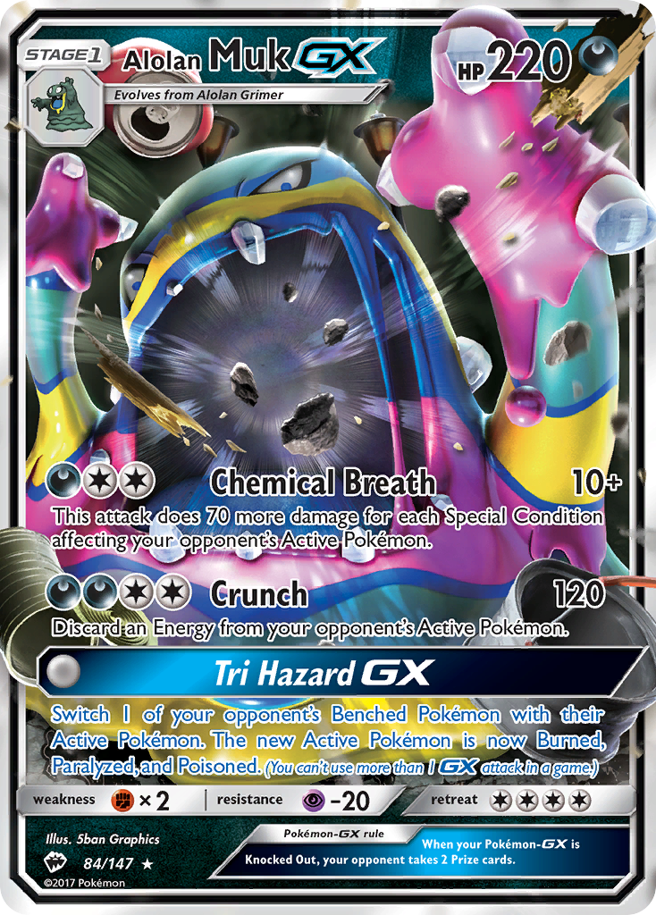 Alolan Muk GX (84/147) [Sun & Moon: Burning Shadows] | Game Haven TX