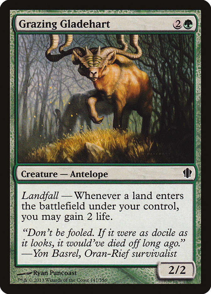 Grazing Gladehart [Commander 2013] | Game Haven TX