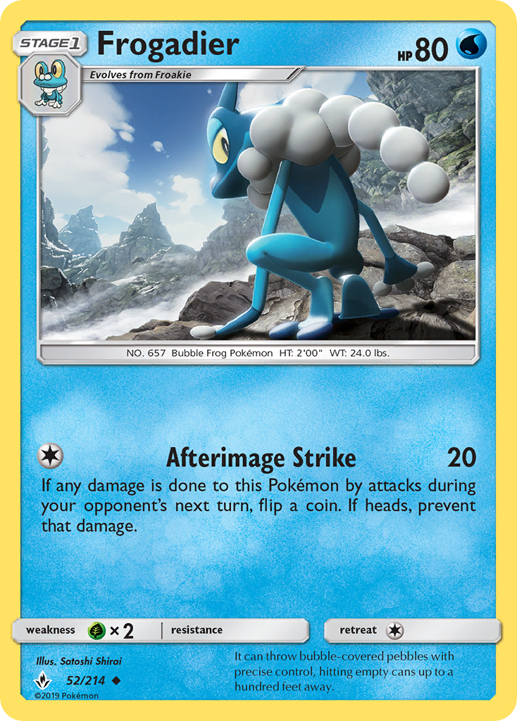 Frogadier (52/214) [Sun & Moon: Unbroken Bonds] | Game Haven TX