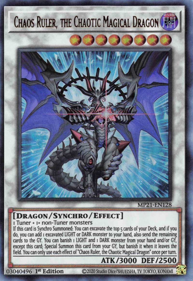 Chaos Ruler, the Chaotic Magical Dragon [MP21-EN128] Ultra Rare | Game Haven TX