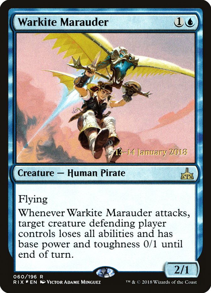Warkite Marauder [Rivals of Ixalan Promos] | Game Haven TX