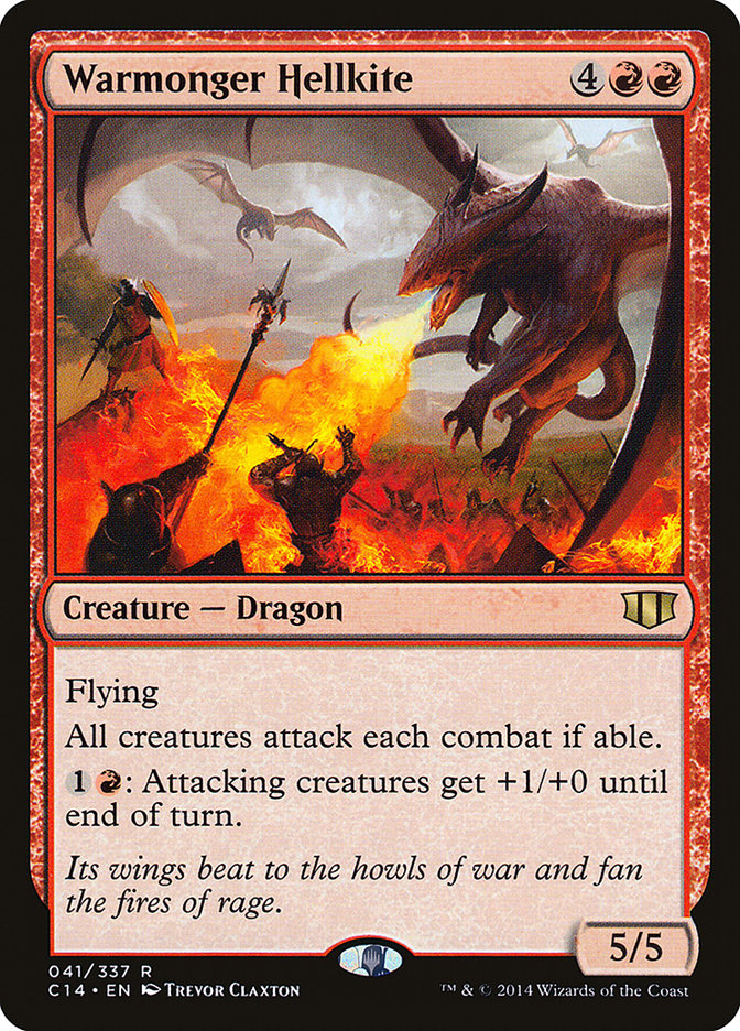 Warmonger Hellkite [Commander 2014] | Game Haven TX