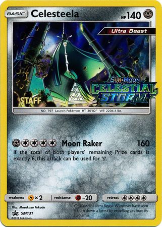 Celesteela (SM131) (Staff Prerelease Promo) [Sun & Moon: Black Star Promos] | Game Haven TX