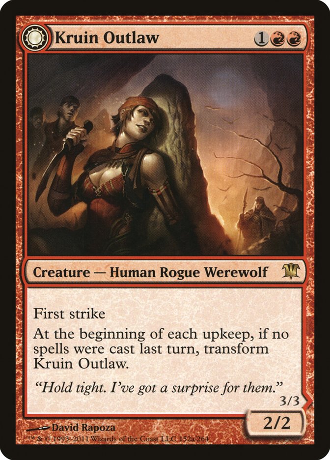 Kruin Outlaw // Terror of Kruin Pass [Innistrad] | Game Haven TX