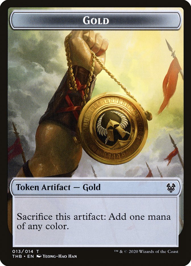 Gold Token [Theros Beyond Death] | Game Haven TX