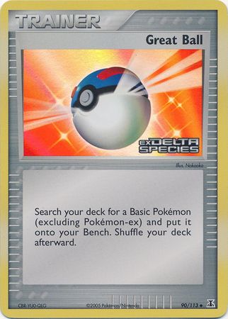 Great Ball (90/113) (Stamped) [EX: Delta Species] | Game Haven TX