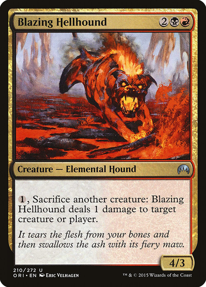 Blazing Hellhound [Magic Origins] | Game Haven TX
