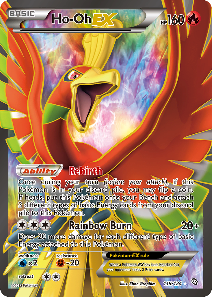 Ho-Oh EX (119/124) [Black & White: Dragons Exalted] | Game Haven TX