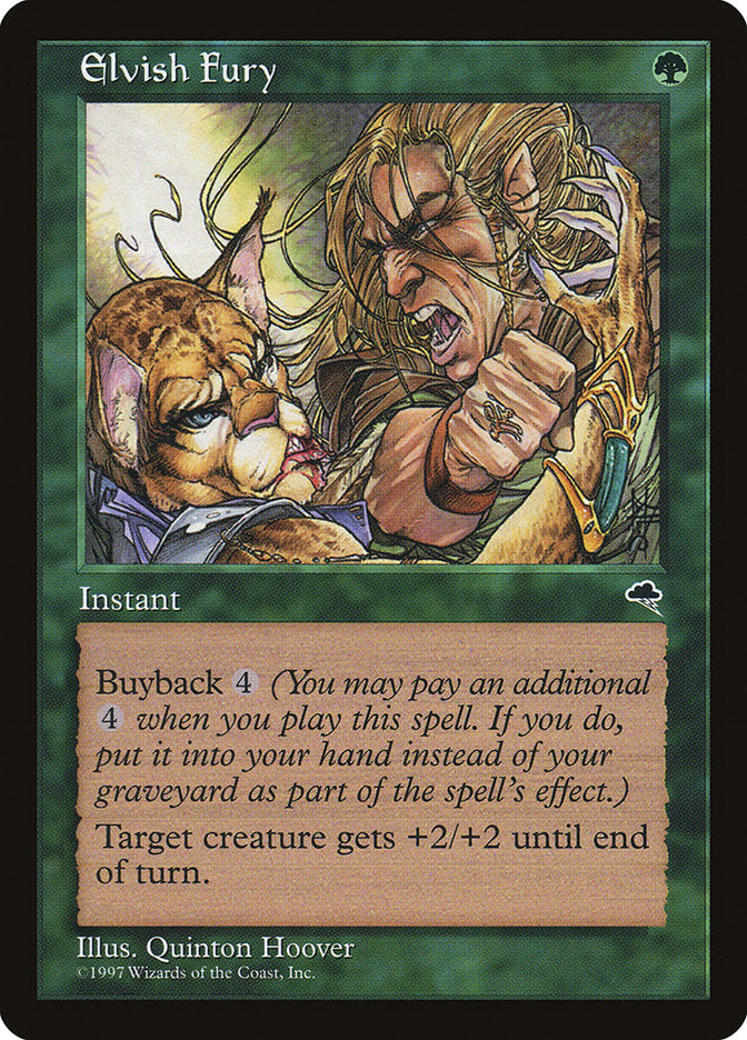 Elvish Fury [Tempest] | Game Haven TX