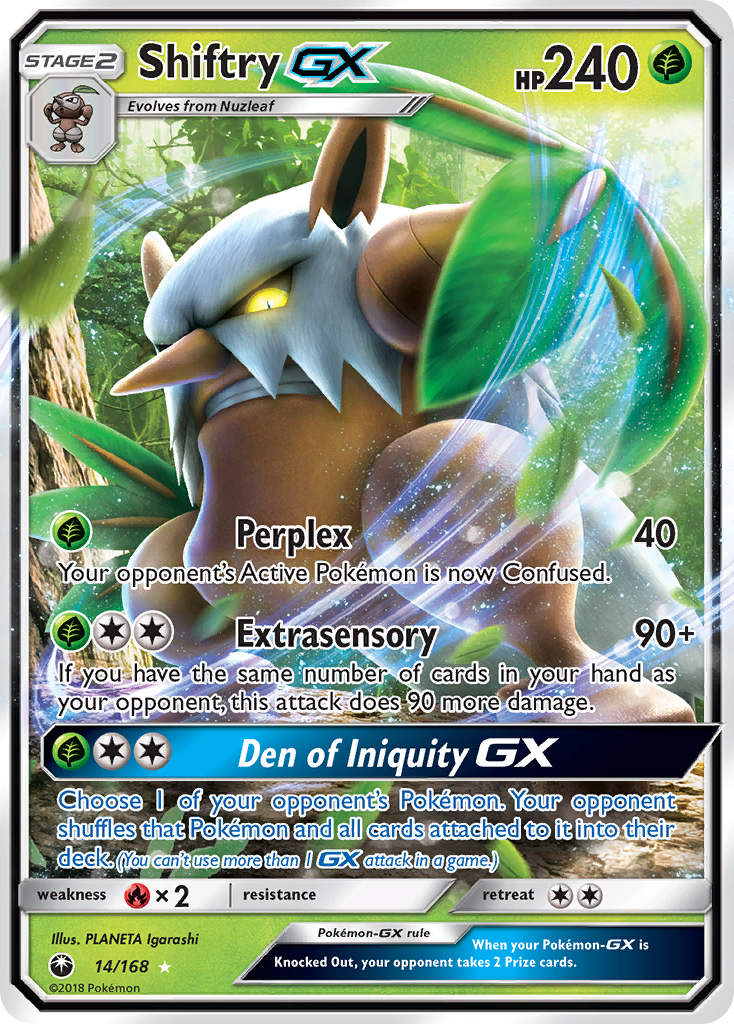 Shiftry GX (14/168) [Sun & Moon: Celestial Storm] | Game Haven TX