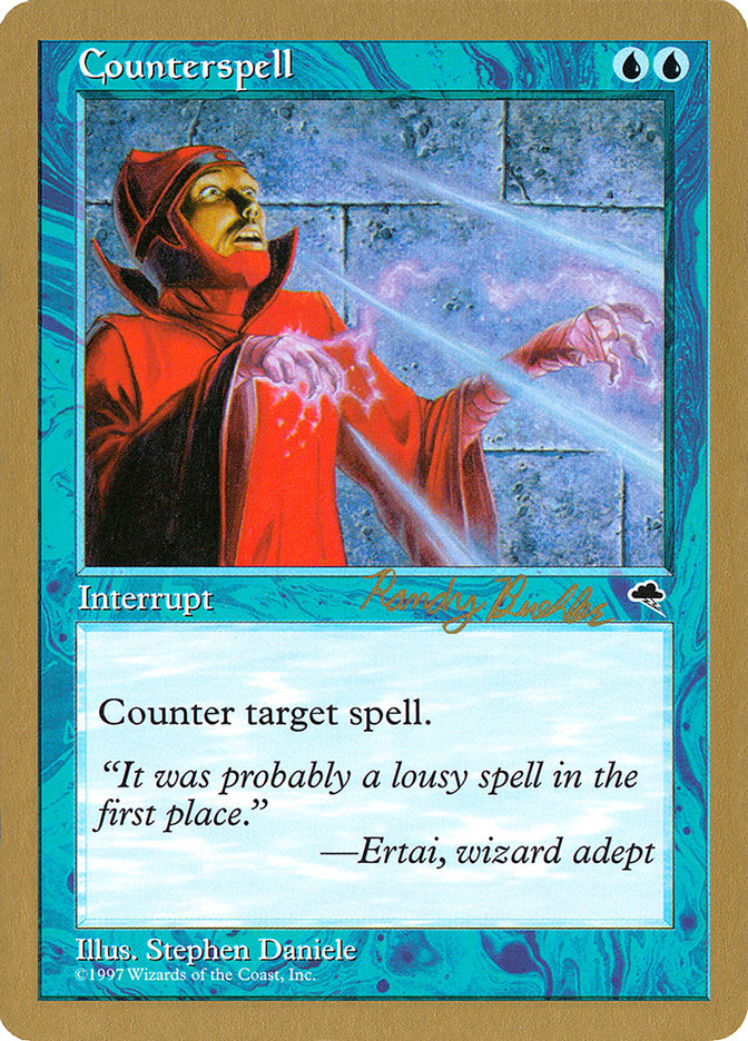 Counterspell (Randy Buehler) [World Championship Decks 1998] | Game Haven TX
