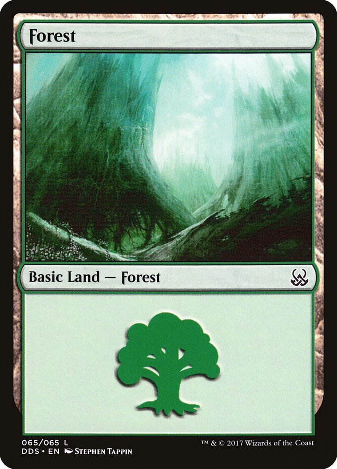 Forest (65) [Duel Decks: Mind vs. Might] | Game Haven TX