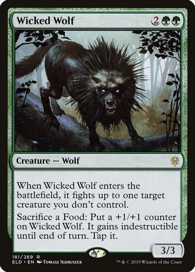 Wicked Wolf [Throne of Eldraine] | Game Haven TX