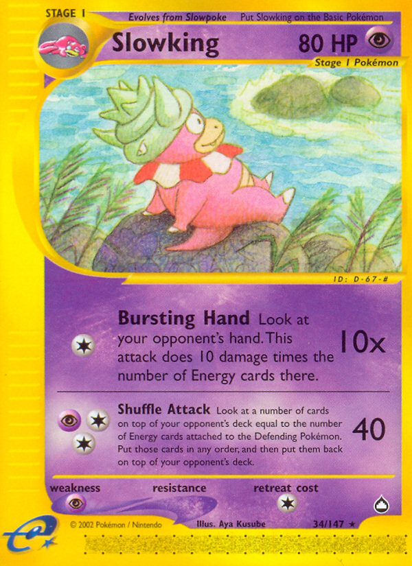 Slowking (34/147) [Aquapolis] | Game Haven TX