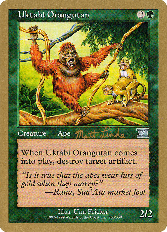 Uktabi Orangutan (Matt Linde) [World Championship Decks 1999] | Game Haven TX