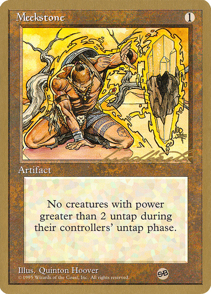 Meekstone (Leon Lindback) (SB) [Pro Tour Collector Set] | Game Haven TX