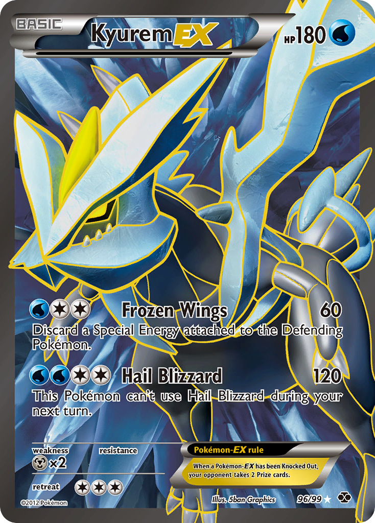 Kyurem EX (96/99) [Black & White: Next Destinies] | Game Haven TX