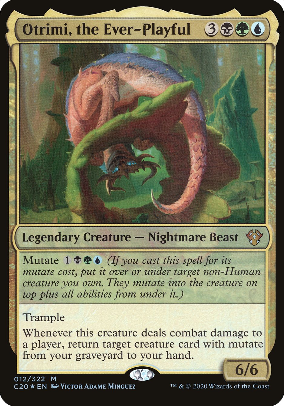Otrimi, the Ever-Playful (Commander 2020) [Oversize Cards] | Game Haven TX