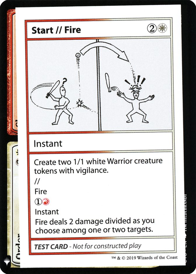 Start // Fire [Mystery Booster Playtest Cards] | Game Haven TX