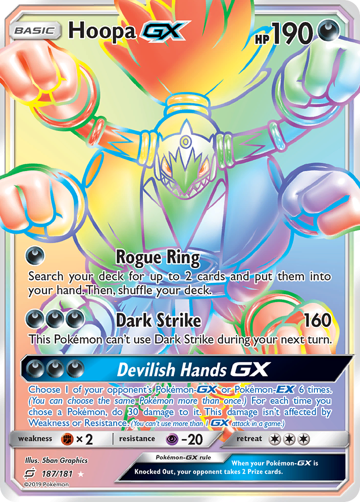 Hoopa GX (187/181) [Sun & Moon: Team Up] | Game Haven TX