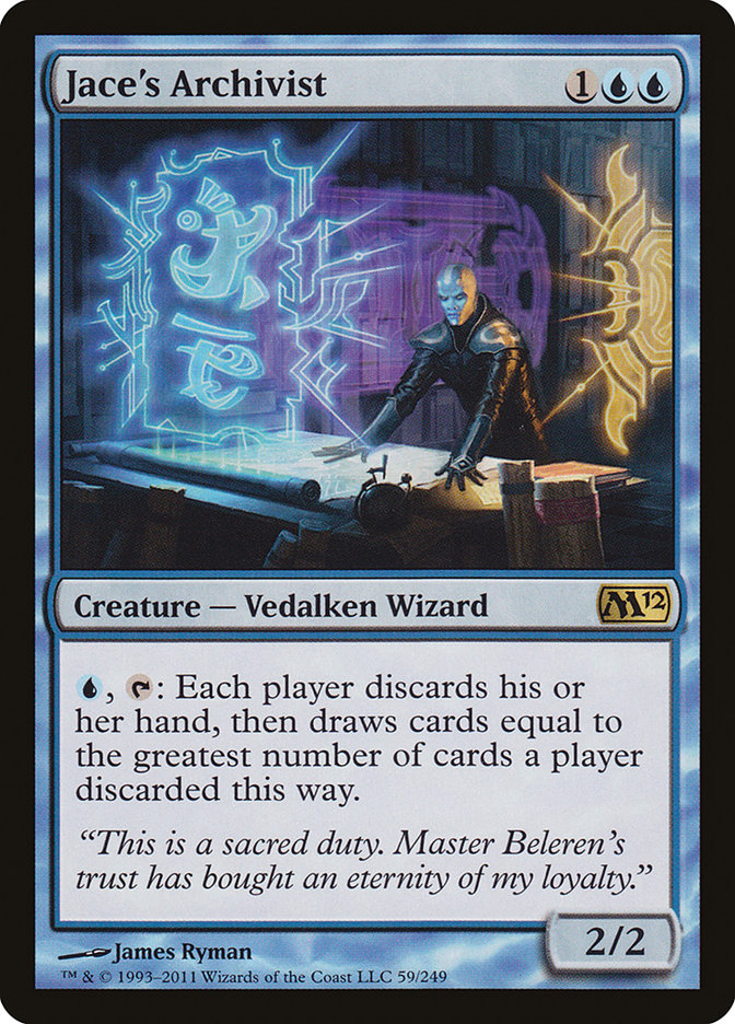 Jace's Archivist [Magic 2012] | Game Haven TX