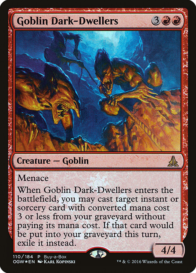 Goblin Dark-Dwellers [Oath of the Gatewatch Promos] | Game Haven TX