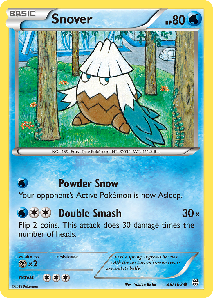 Snover (39/162) [XY: BREAKthrough] | Game Haven TX