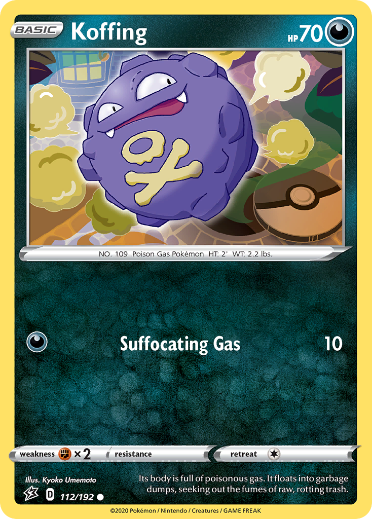 Koffing (112/192) [Sword & Shield: Rebel Clash] | Game Haven TX