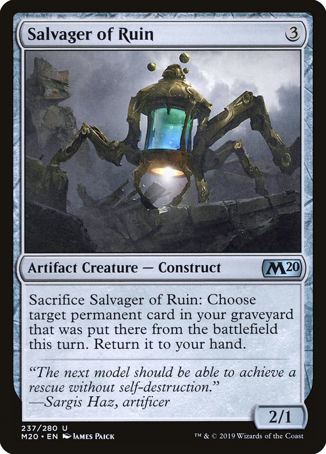 Salvager of Ruin [Core Set 2020] | Game Haven TX