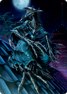 Jin-Gitaxias, Progress Tyrant Art Card [Kamigawa: Neon Dynasty Art Series] | Game Haven TX