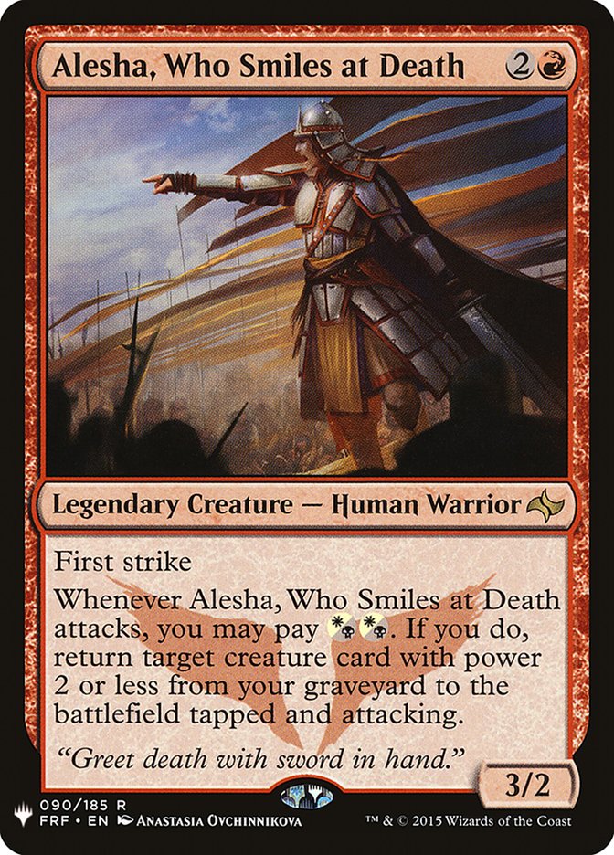 Alesha, Who Smiles at Death [Mystery Booster] | Game Haven TX
