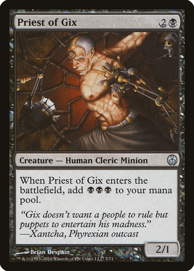 Priest of Gix [Duel Decks: Phyrexia vs. the Coalition] | Game Haven TX