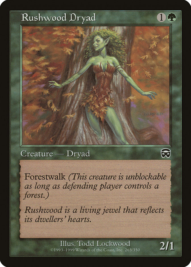 Rushwood Dryad [Mercadian Masques] | Game Haven TX