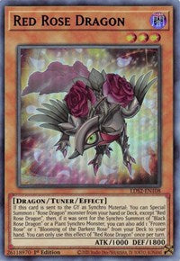 Red Rose Dragon (Blue) [LDS2-EN108] Ultra Rare | Game Haven TX