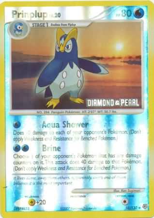 Prinplup (58/130) [Burger King Promos: 2008 Collection] | Game Haven TX