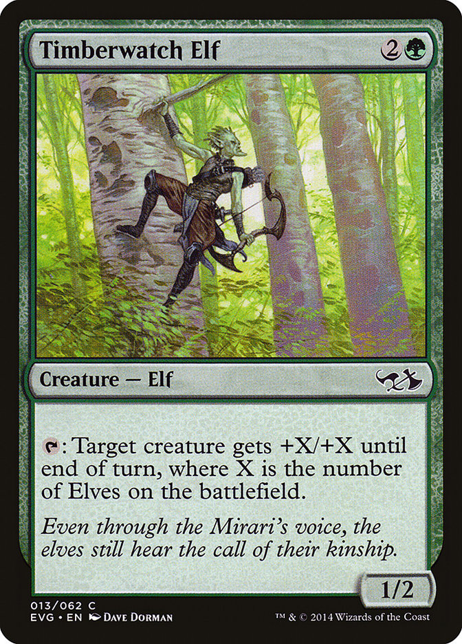Timberwatch Elf [Duel Decks Anthology: Elves vs. Goblins] | Game Haven TX