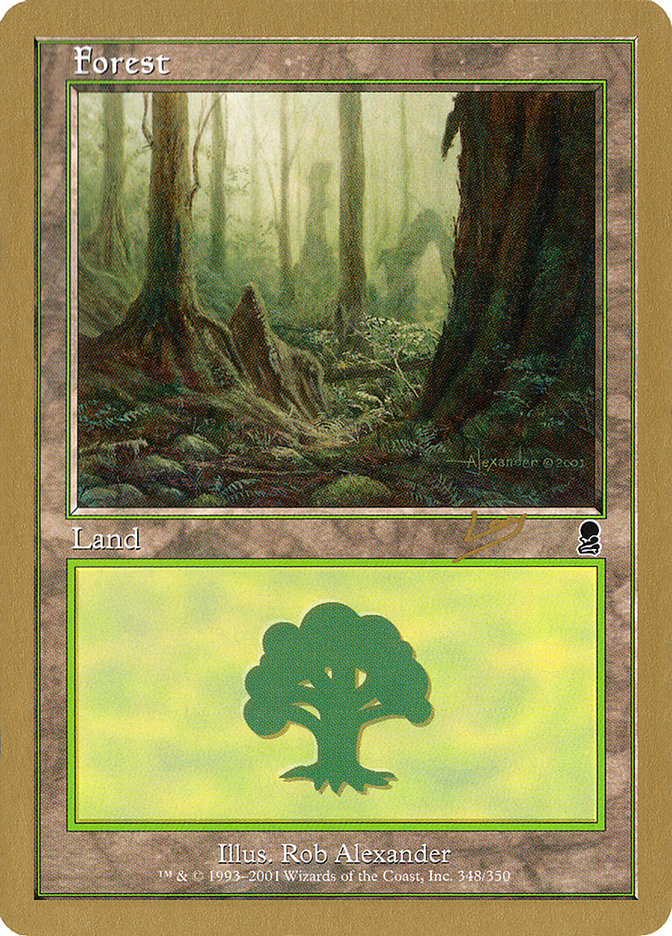 Forest (rl348) (Raphael Levy) [World Championship Decks 2002] | Game Haven TX