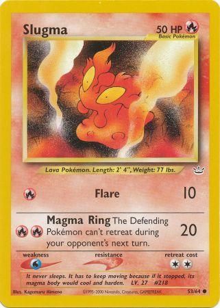 Slugma (53/64) [Neo Revelation Unlimited] | Game Haven TX