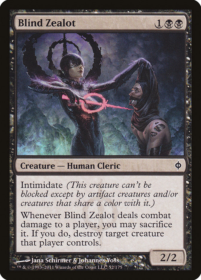 Blind Zealot [New Phyrexia] | Game Haven TX