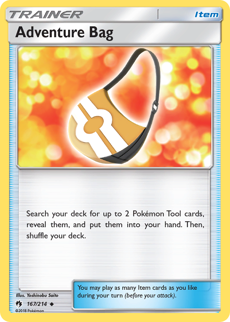 Adventure Bag (167/214) [Sun & Moon: Lost Thunder] | Game Haven TX