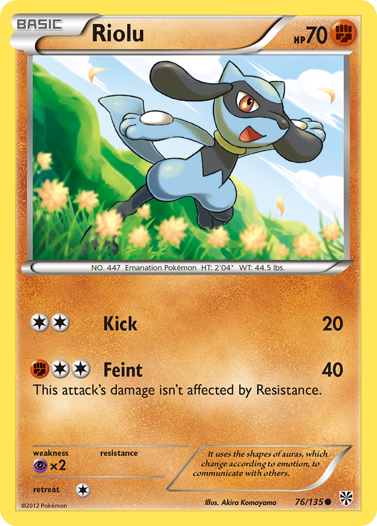 Riolu (76/135) [Black & White: Plasma Storm] | Game Haven TX