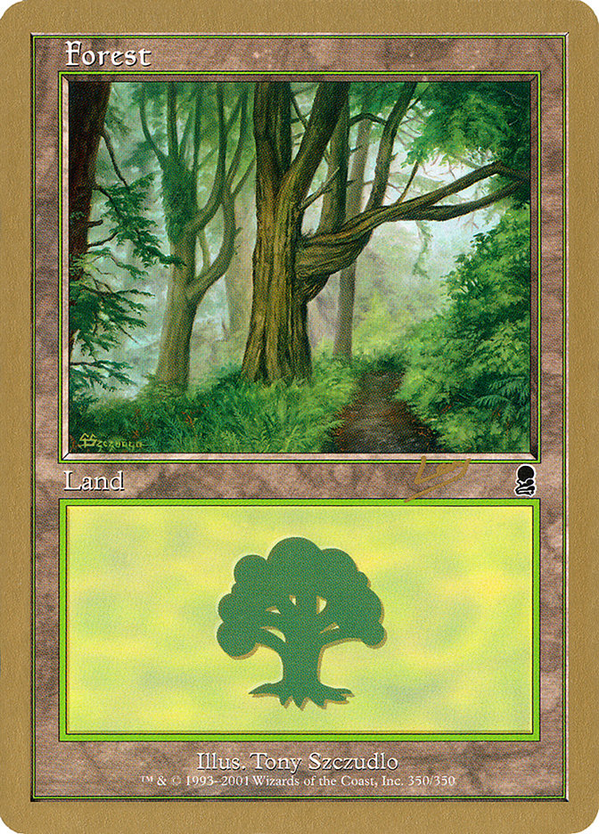 Forest (rl350) (Raphael Levy) [World Championship Decks 2002] | Game Haven TX