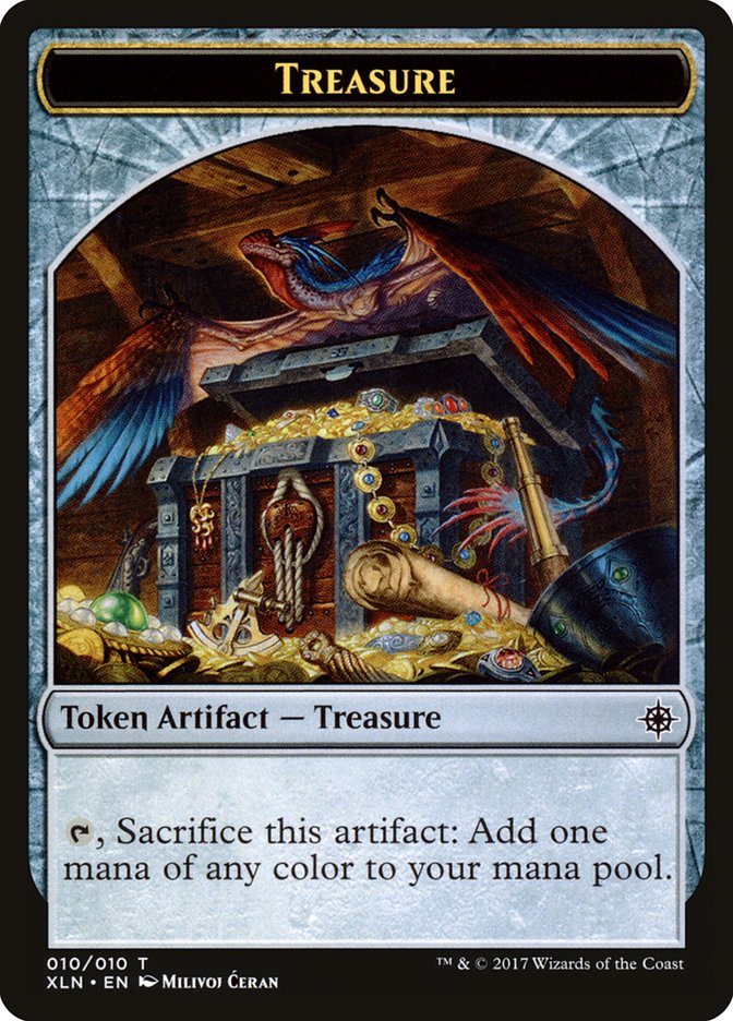 Treasure (010/010) [Ixalan Tokens] | Game Haven TX