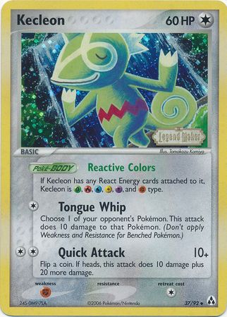 Kecleon (37/92) (Stamped) [EX: Legend Maker] | Game Haven TX