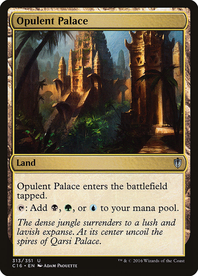 Opulent Palace [Commander 2016] | Game Haven TX